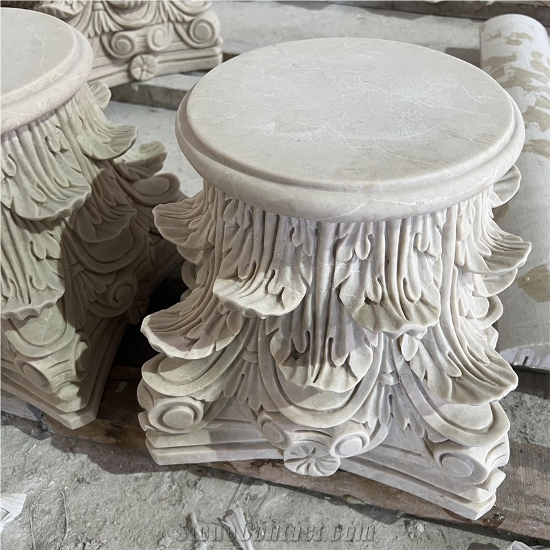 Custom Stone Carving Column Base