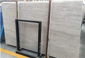 Chinese Grey Travertine Slabs Tiles For Wall