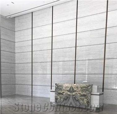 Chinese Grey Travertine Slabs Tiles For Wall
