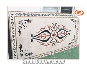 Flooring Waterjet Tiles Patterns Design- Hotel Lobby Carpet Medallions