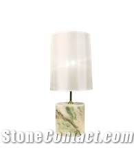 Good Quality Natural White Marble Lamp Base