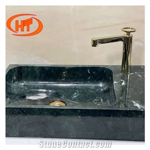 Green Marble Sink Wash Sink Bathroom Sink