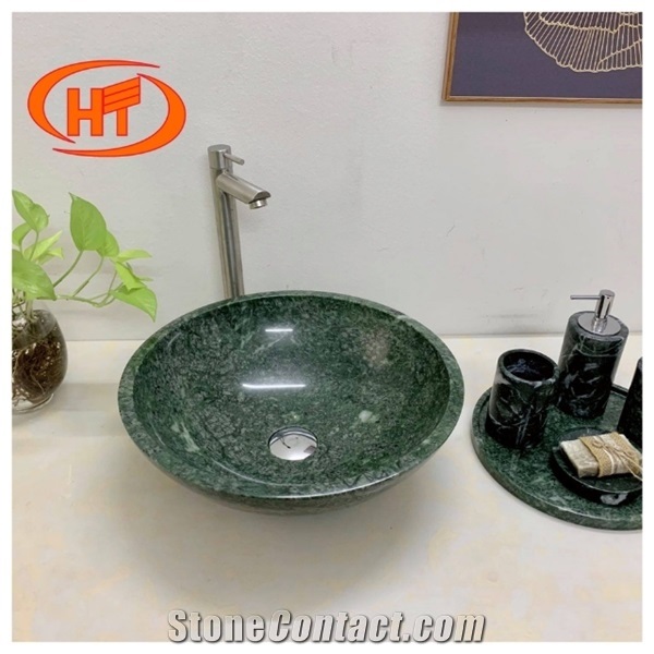 Green Marble Sink Wash Sink Bathroom Sink
