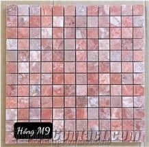 Pink Stone Mosaic Tiles - Marble Stone