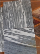 Swimming Pool Marble Paving Tile Black Tiger Veins