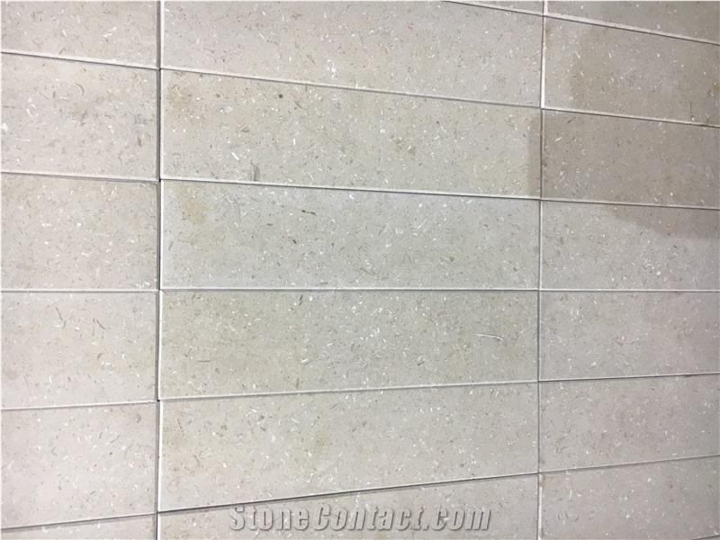 Beige Limestone Wall Cladding Desserto Giallo Limestone Tile