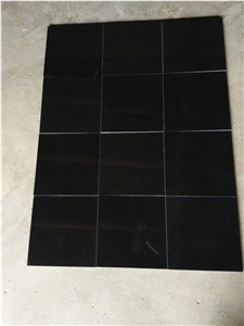 Black Granite Floor Tiles Shanxi Black Stone Backsplash Tile