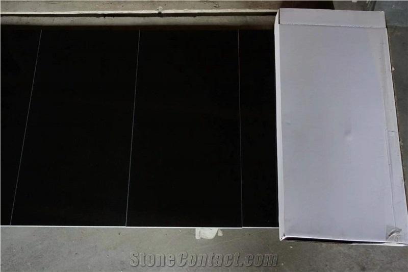 Black Granite Floor Tiles Shanxi Black Stone Backsplash Tile