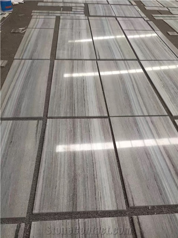 Crystal Wood Vein Marble Floor Tiles For Kitchen & Bathroom