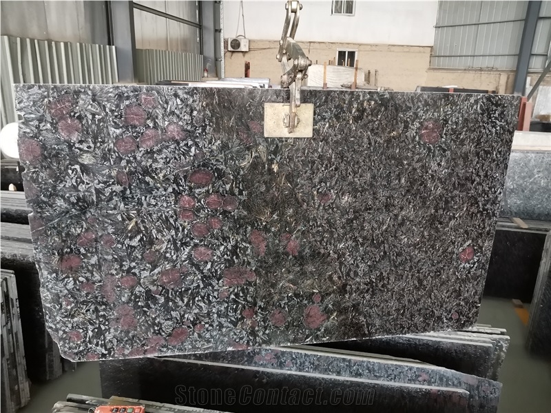 Exotic Granite Slabs Stone Night Rose Slab For Floor Tiles