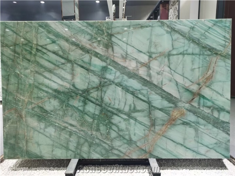 Luxury Stone Slab Quartzite Green Da Vinci Slabs