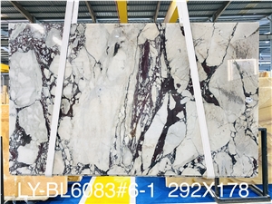 High Quality Polished Calacatta Viola Marble Slab For Floor