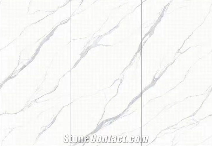 China Top Calacatta Floor Artificial Sintered Stone Slabs