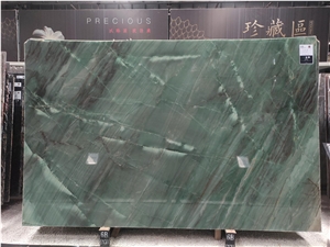 Imperial Royal Green Natural Quartzite Slabs Tile
