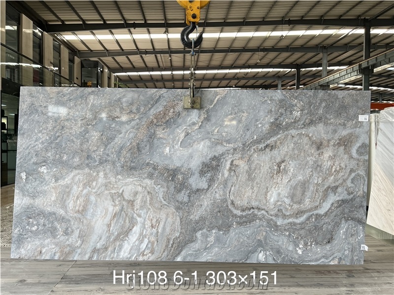 Palissandro Blue Marble Slab/Tile  For Countertop
