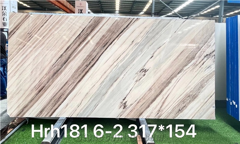 Palissandro White Marble Slab For Flooring Wall Cadding