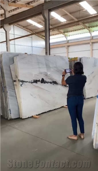 Dalmata Marble, Panda White Marble Slabs