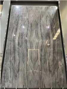 Aspen Beachwood ,Brazil Morandi Grey Book Match Quartzite