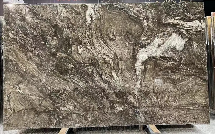 Brazil Kosmus Granite, Silver Grey Kosmus Granite Slab