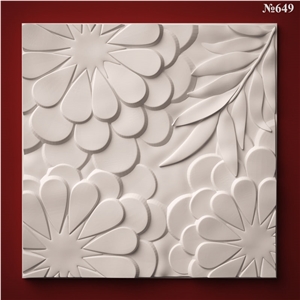 CNC Carvings 3D Carvings Marble Wall Panels