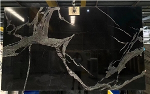High Quality Python Black Granite Slabs
