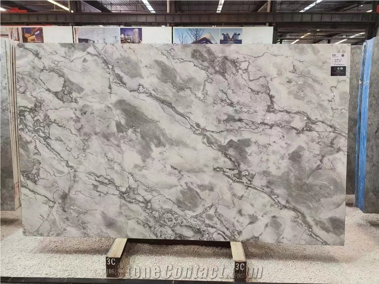 Ireland Ash Grey Marble Slabs from China