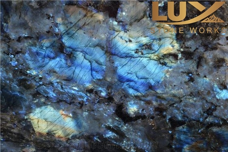 Lemurian Blue Granite,Labradorite Blue Granite