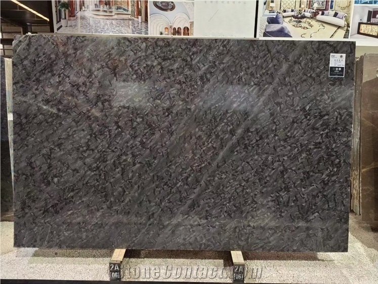 Luxury Versace Black Granite Slabs ,Matrix Black Granite