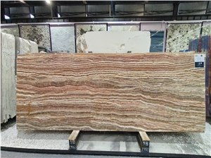Red Vein Faraon Onyx Salbs,Luxury Bookmatch Onyx Slabs