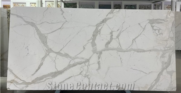 Statuary Marble Slabs, Italy Statuarietto White Marble Slabs