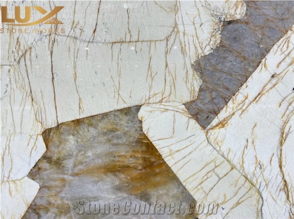 White Patagonia Quartzite Slabs, Patagonia Quartzite Tiles