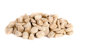 Fosil Yellow Marble Tumbled Pebble Stone