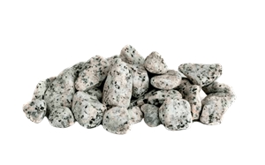 White Perla Granite Tumbled Pebble Stone