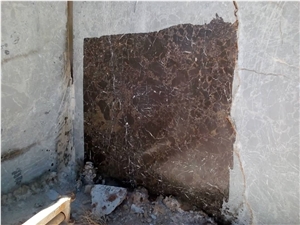 Dark Emperador Brown Marble Quarry