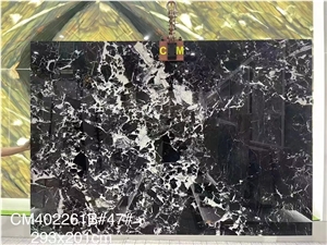 Natural Napoleon Black Marble Slabs