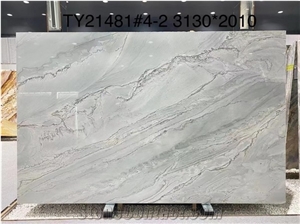 Quality Polished Infinity White Quartzite,Calacatta White