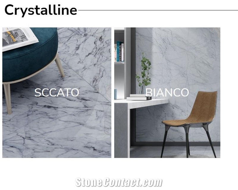 Crystalline Scatto Marble Slabs, Tiles