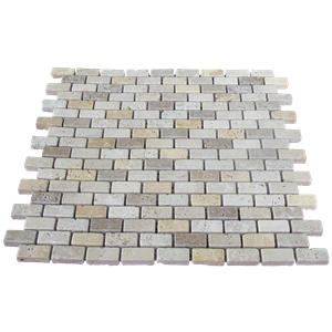 Tumbled Travertine Mosaic Tiles