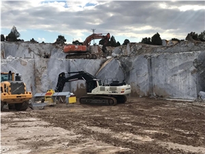 Kutahya Valley Gray Marble Quarry