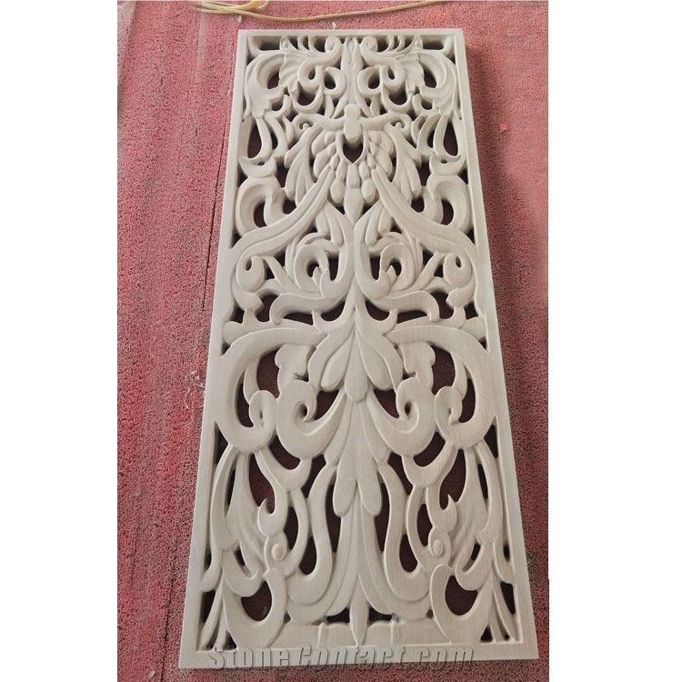 China Yellow Sandstone Relief For Interior Wall CNC Carving
