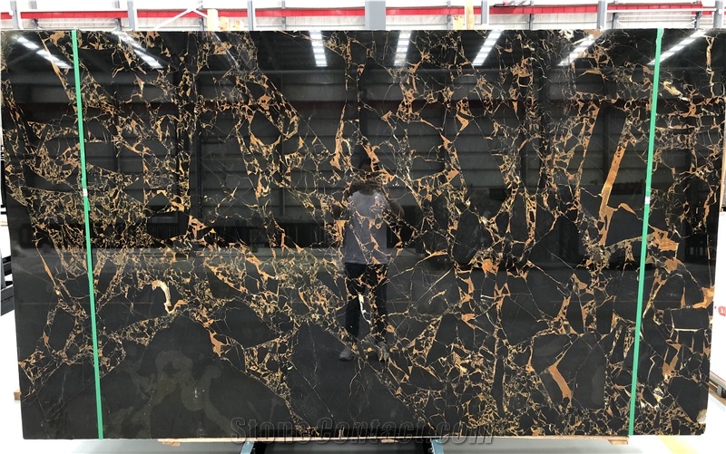 Nero Portoro Marbles Black Marble Floor Slabs Wall Tiles