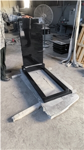 Wholesalers Small Monuments Granite Shanxi Black Tombstone