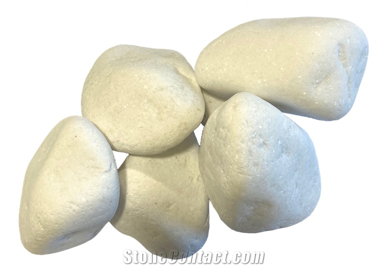 Thassos White Pebble Stone