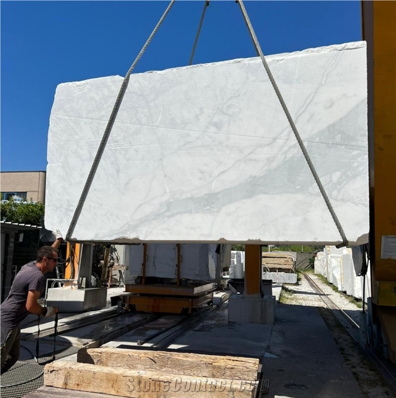 BLOCCO MARMO DI CARRARA- Bianco Statuario Marble