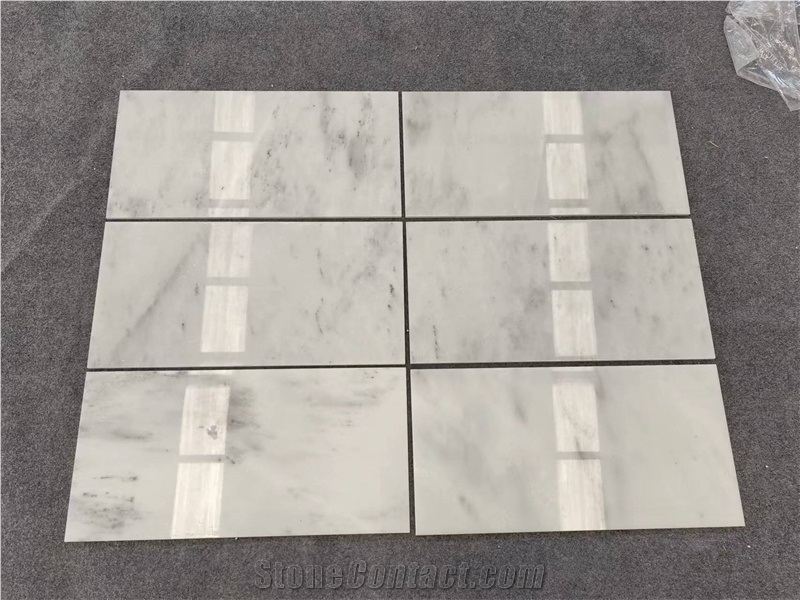 Royal Satin White Marble Tile