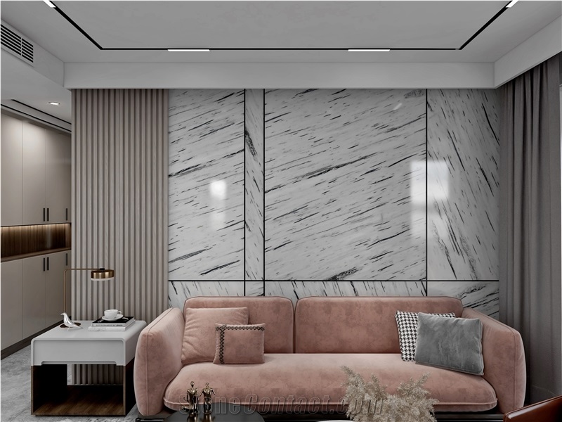 New Arrival Silver White Marble Wall Flooring Tiles