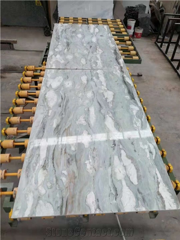 New Palissandro Blue Marble Bookmatching Slabs And Tiles from China ...