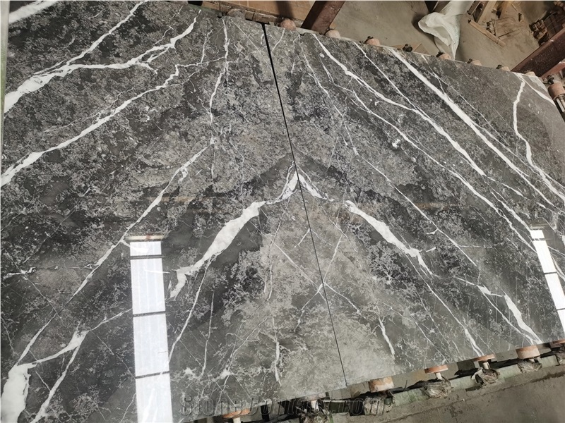 Fior Di Bosco Marble, Etruscan Grey Marble Slabs