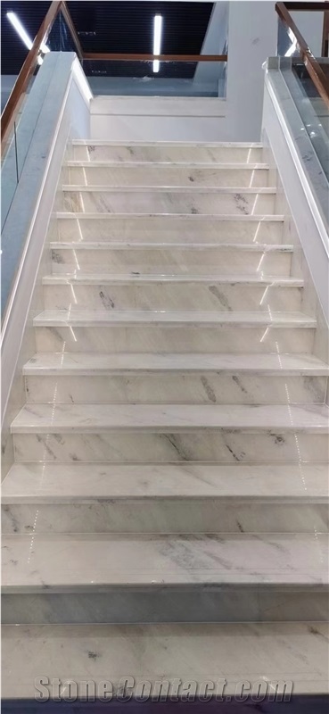 White  Gold Blue Stone Stair Steps Cheap Price