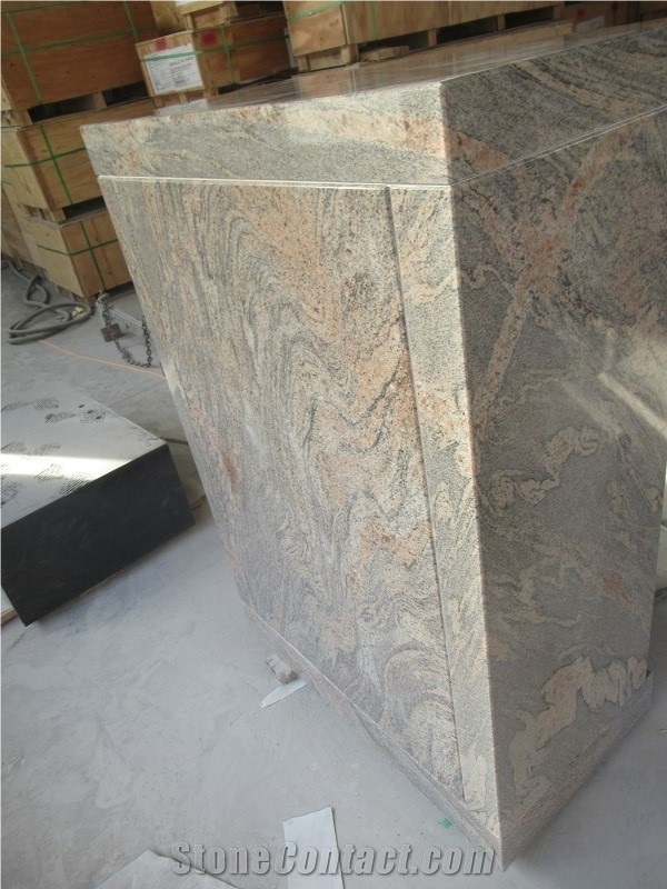 China Juparana Granite 6 Niche Columbarium